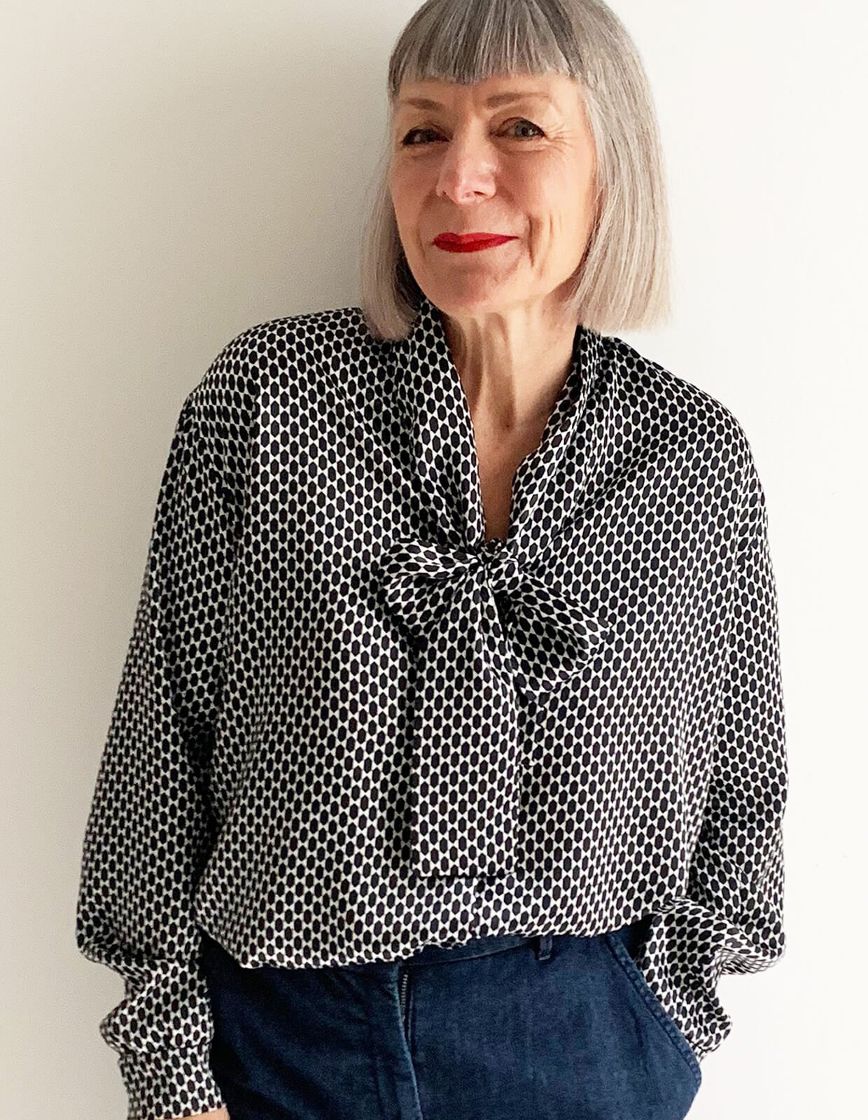 The Tie Front Blouse - PDF Pattern - The Makers Atelier - Simplifi Fabric