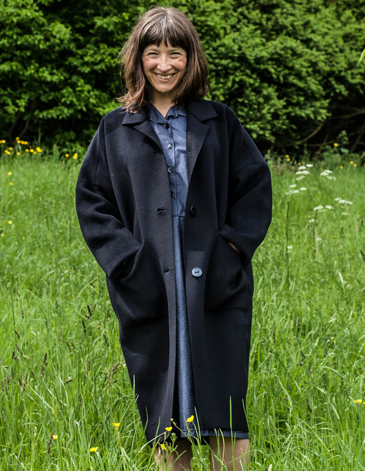 The Unlined Raw Edge Coat - PDF Pattern - The Makers Atelier - Simplifi Fabric