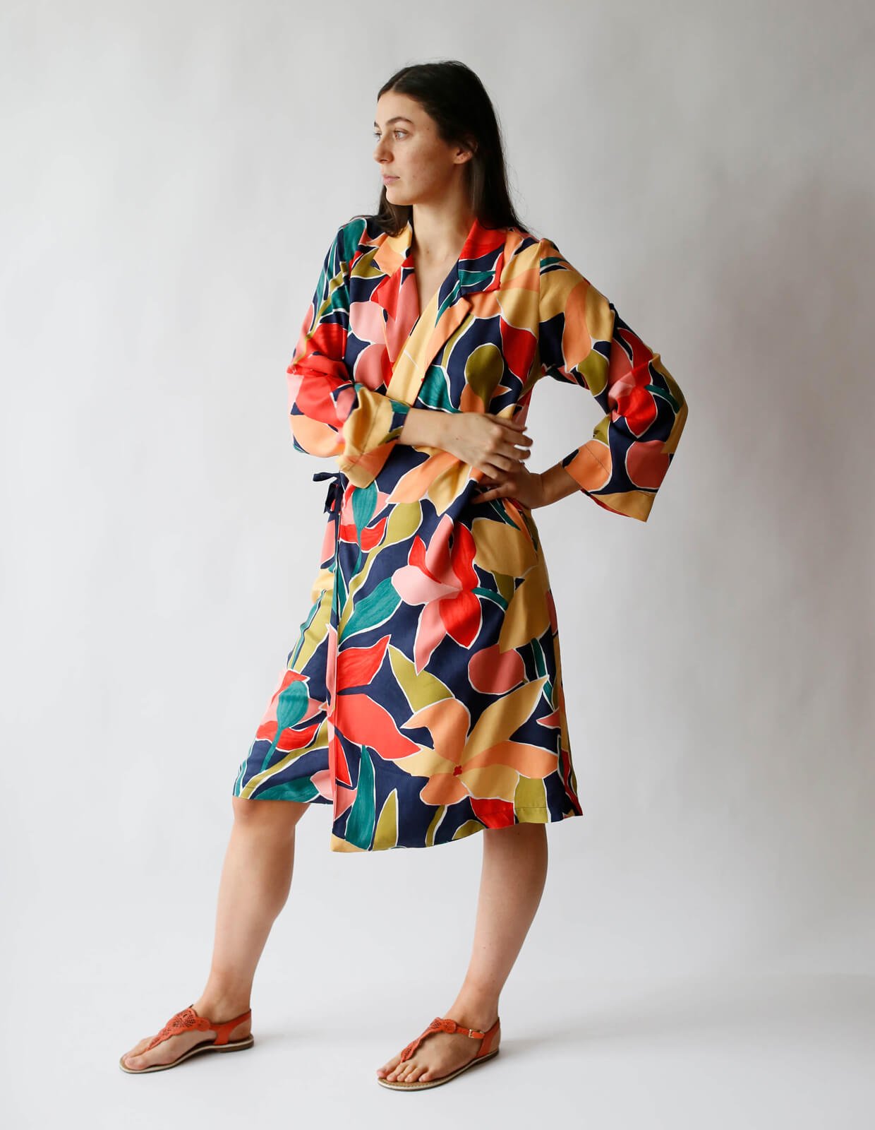 The Woven Wrap Dress - PDF Pattern - The Makers Atelier - Simplifi Fabric