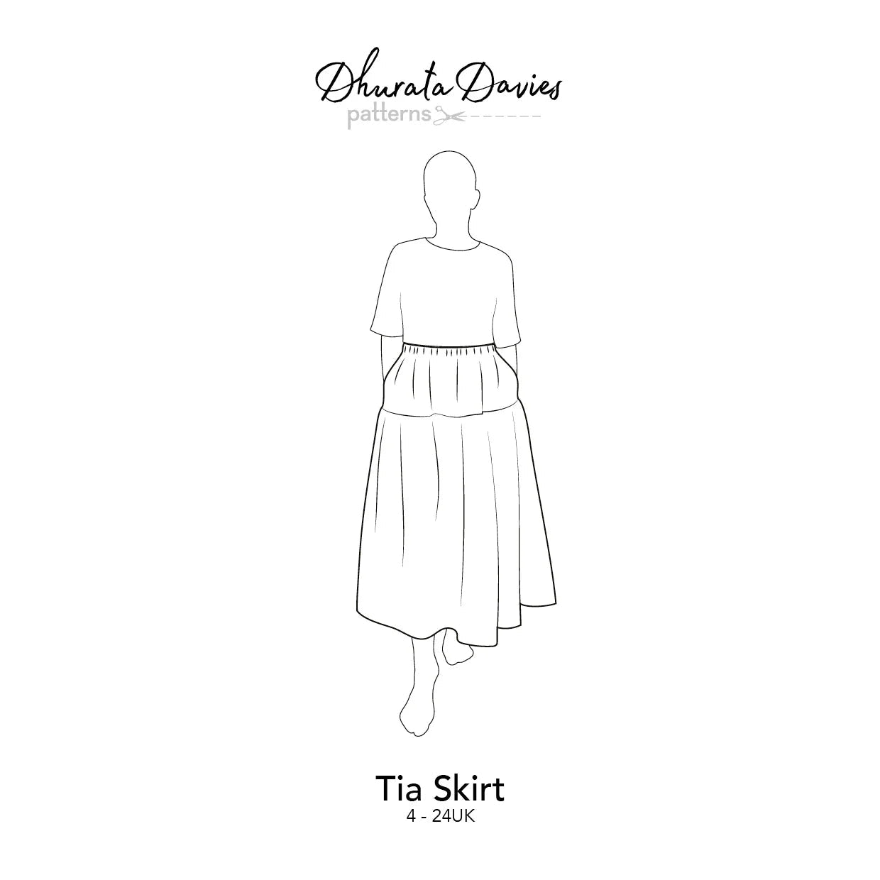 Tia Skirt Sewing Pattern - Dhurata Davies - Simplifi Fabric