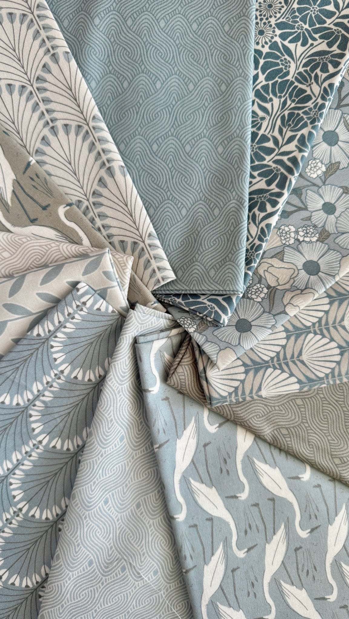 Timothy - Blue - Coastal Calm - Amy MacCready - Cloud 9 Fabrics - Poplin - Simplifi Fabric