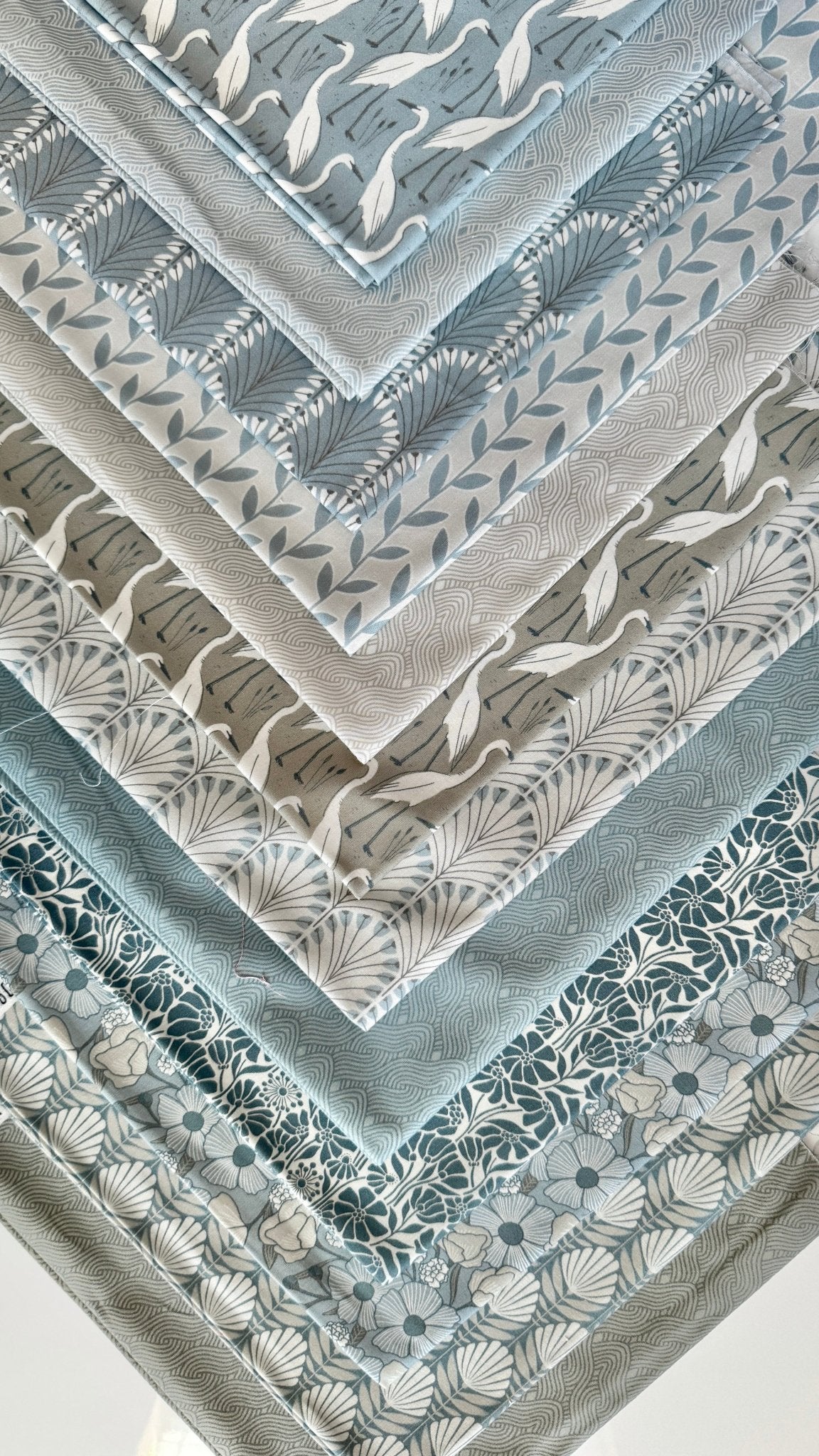 Timothy - Blue - Coastal Calm - Amy MacCready - Cloud 9 Fabrics - Poplin - Simplifi Fabric