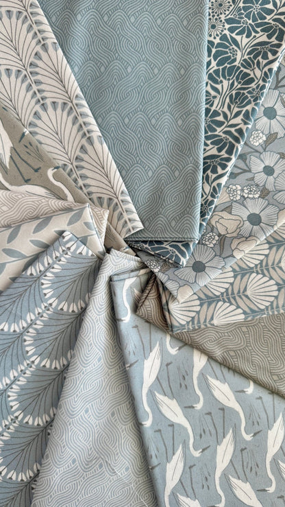 Timothy - Dark Tan - Coastal Calm - Amy MacCready - Cloud 9 Fabrics - Poplin - Simplifi Fabric