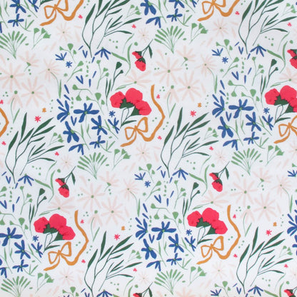 Tossed Bouquet - Wild Fronds Meadow by Kate Capone - Birch Fabrics - Poplin - Simplifi Fabric