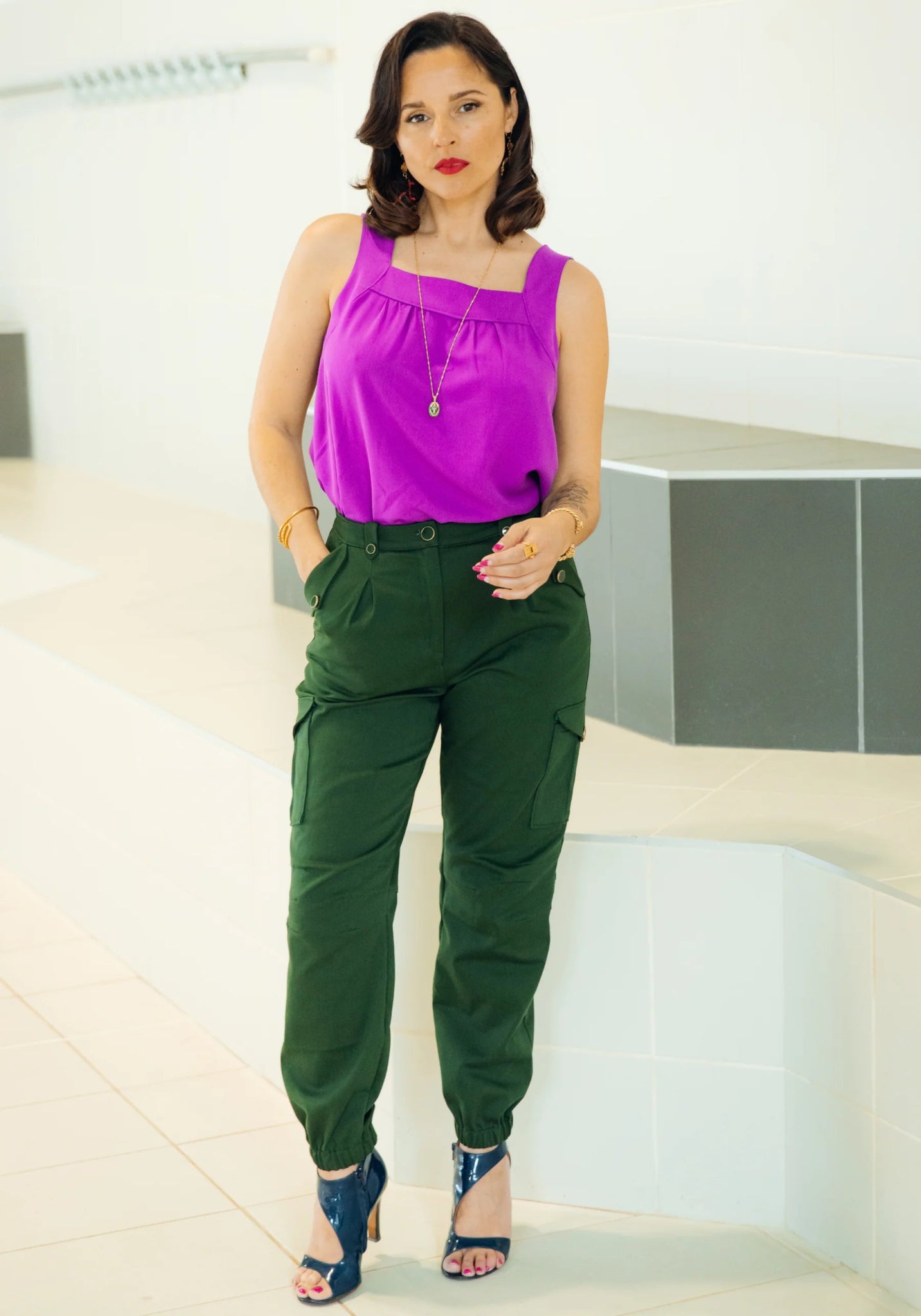 Tremplin Trousers Paper Sewing Pattern - Maison Fauve - Simplifi Fabric