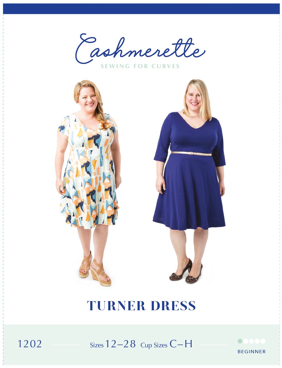 Turner Dress Paper Pattern - Cashmerette - Simplifi Fabric