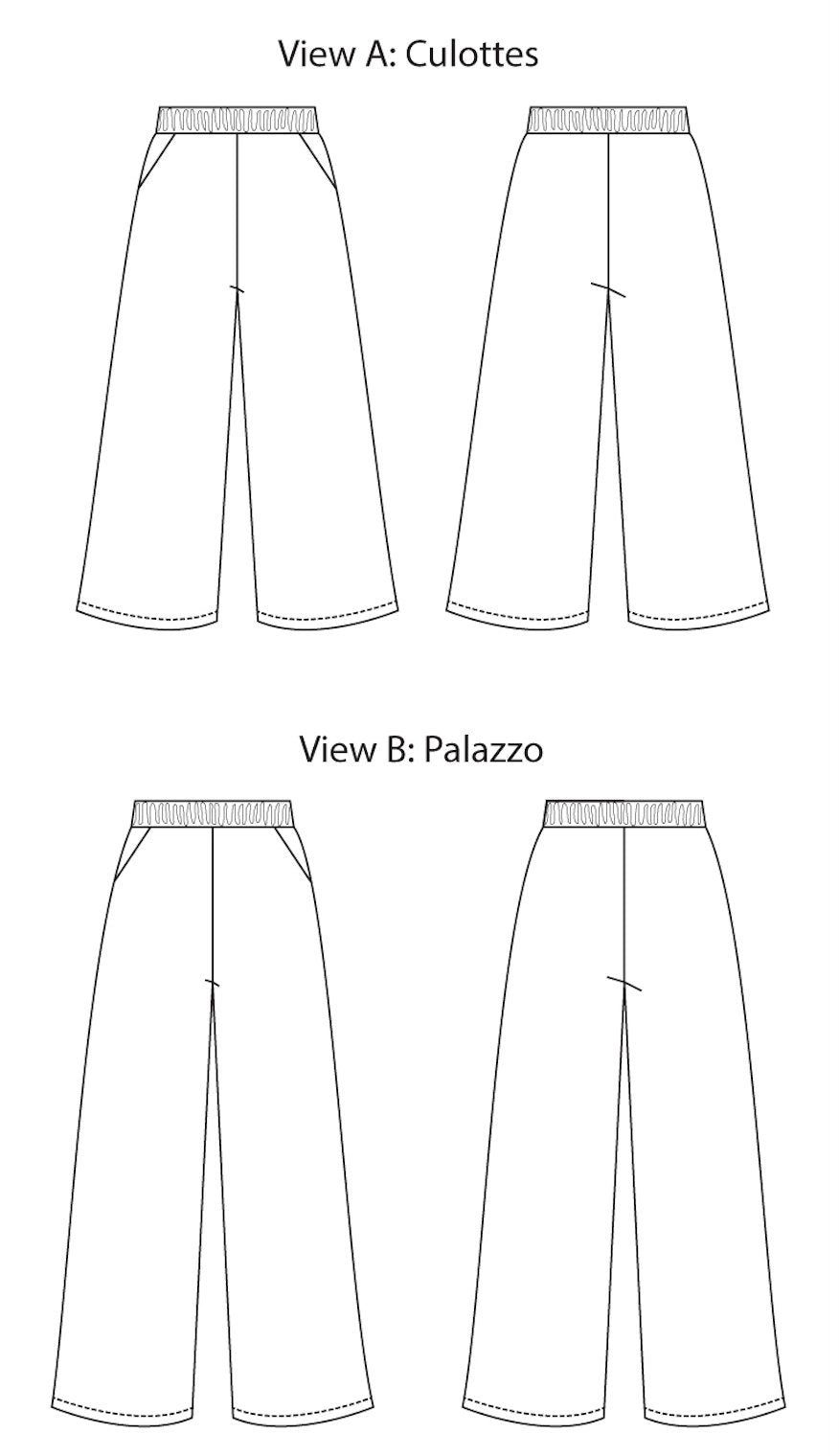 Tyra Trousers PDF Pattern - Ploen Patterns - Simplifi Fabric