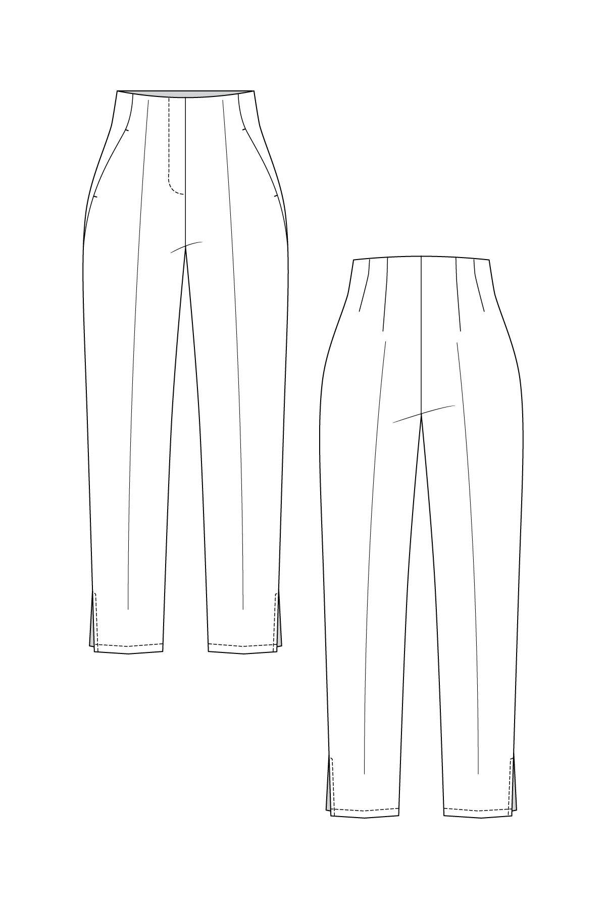 Tyyni Cigarette Trousers - PDF Pattern - Named Clothing - Simplifi Fabric