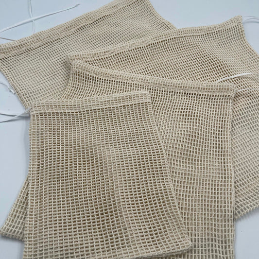 USA Grown Cotton Mesh / Net - Made In Canada - Natural - Simplifi Fabric