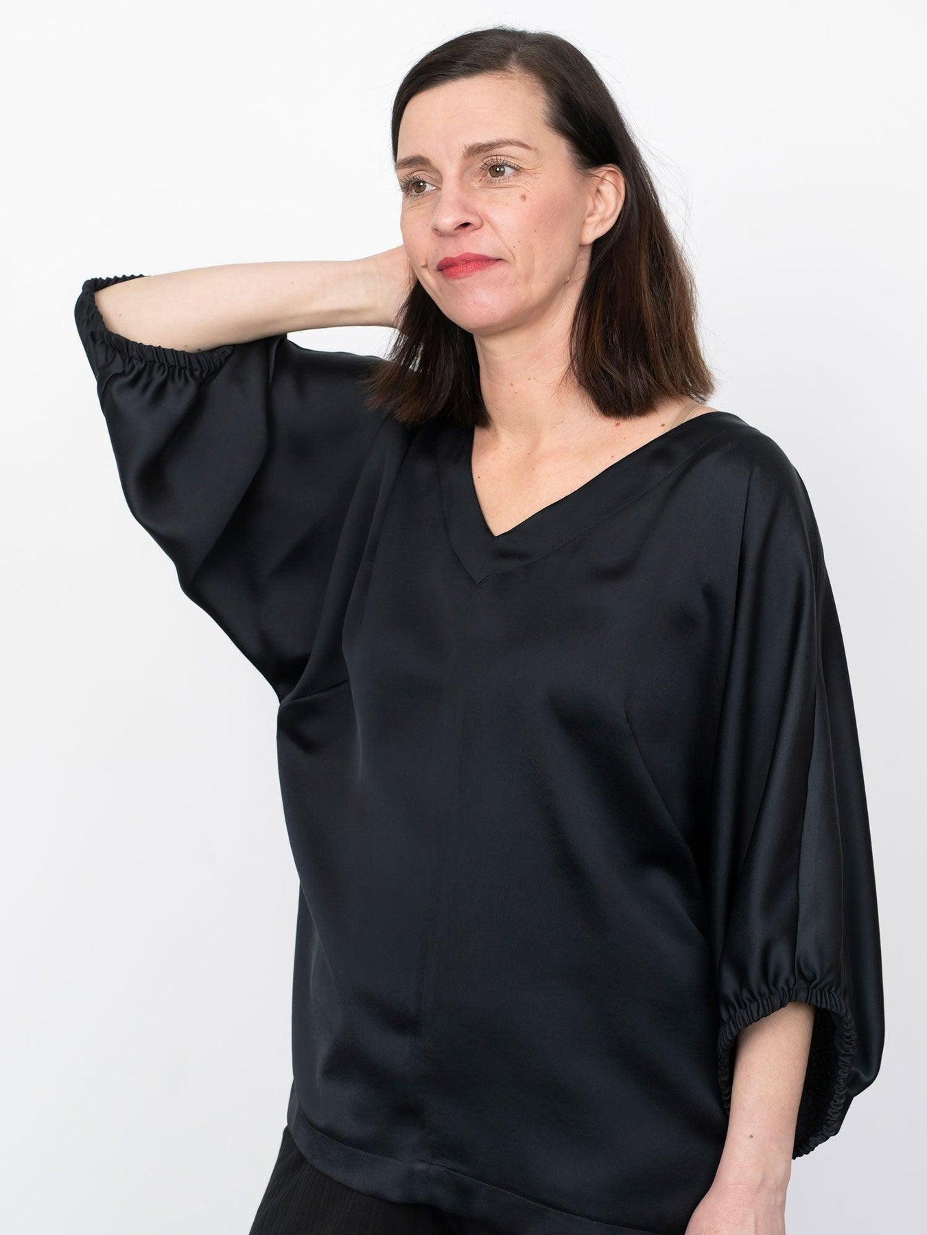 V - Neck Cuff Top Pattern - The Assembly Line - Simplifi Fabric