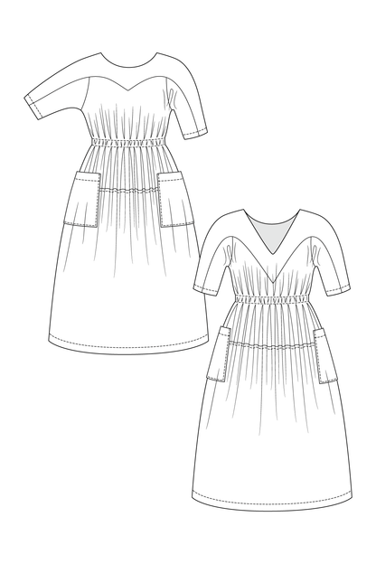 Valo Dress + Top - Named Clothing - Sewing Pattern - Simplifi Fabric