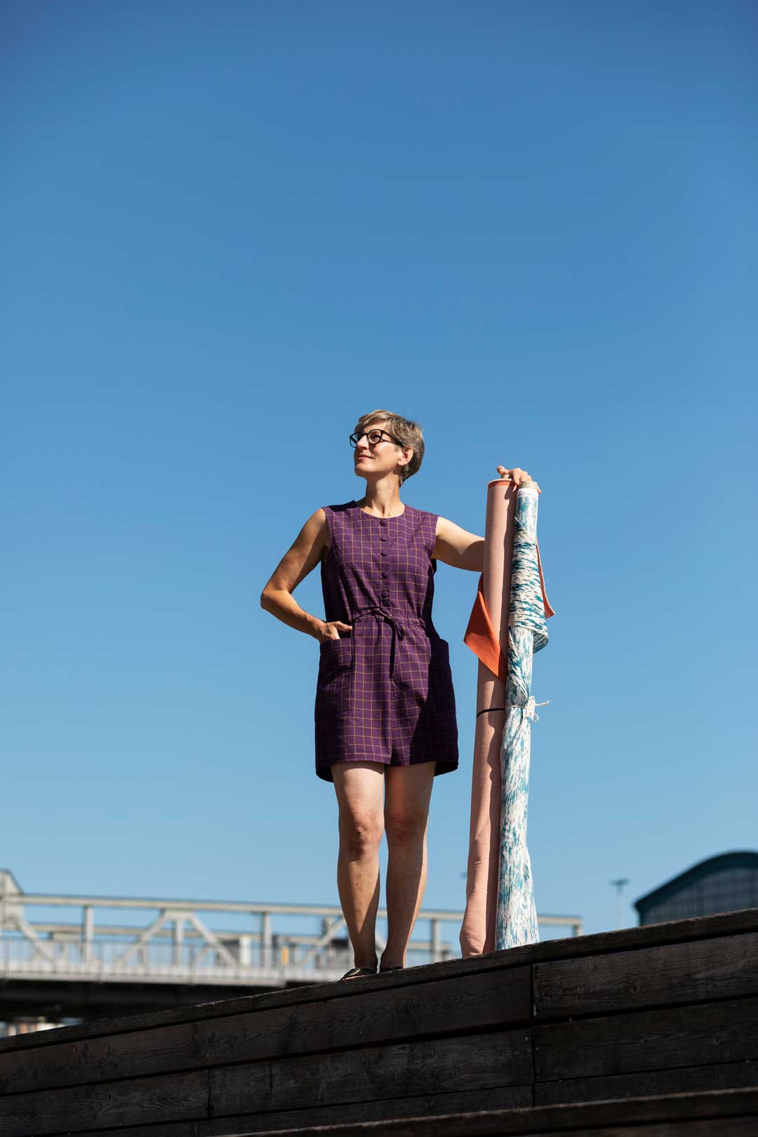 VERANDA Jumpsuit by Kaiser Rissanen PDF Sewing Pattern - TAUKO - Simplifi Fabric