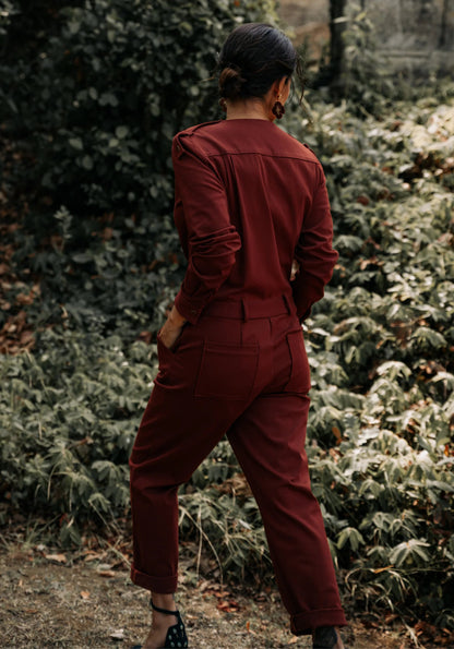 Vipère Jumpsuit Paper Sewing Pattern - Maison Fauve - Simplifi Fabric
