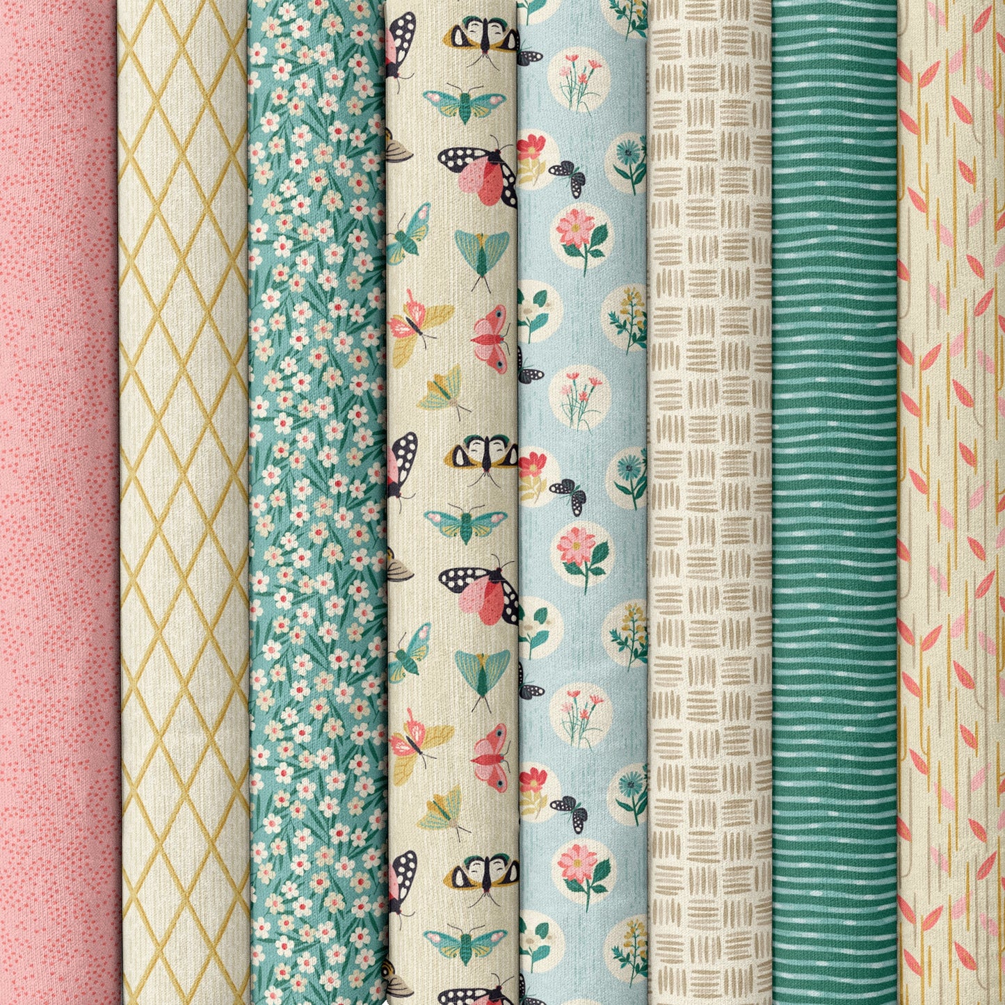 Weathered Trellis - Garden Walks - Ann Gardner - Cloud 9 Fabrics - Poplin - Simplifi Fabric