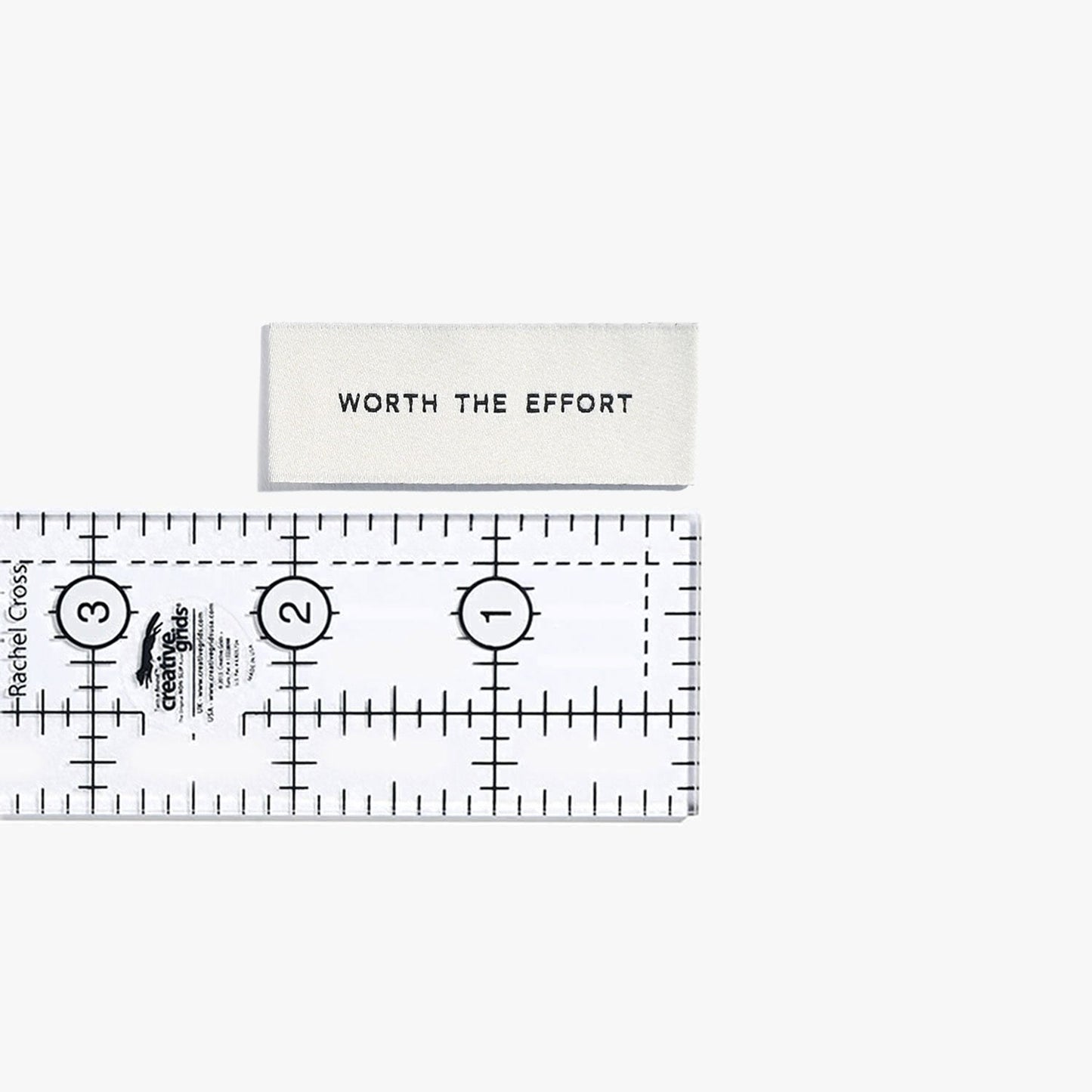 "WORTH THE EFFORT" V.2 Woven Label Pack - Kylie And The Machine - Simplifi Fabric