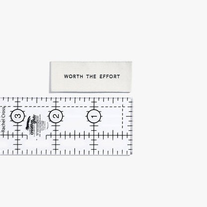 "WORTH THE EFFORT" V.2 Woven Label Pack - Kylie And The Machine - Simplifi Fabric