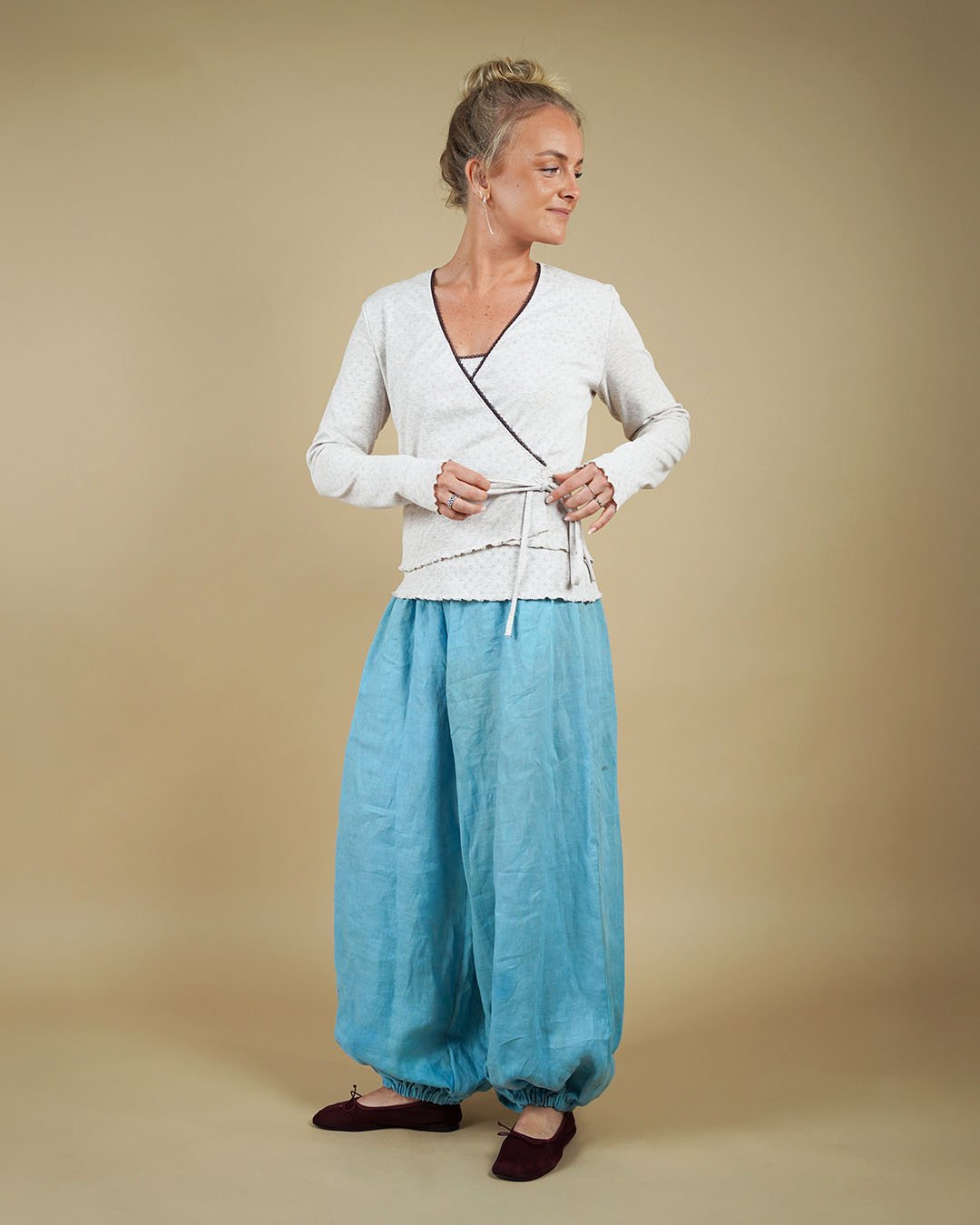 Wrap Blouse Womens Paper Pattern - Wardrobe by Me - Simplifi Fabric