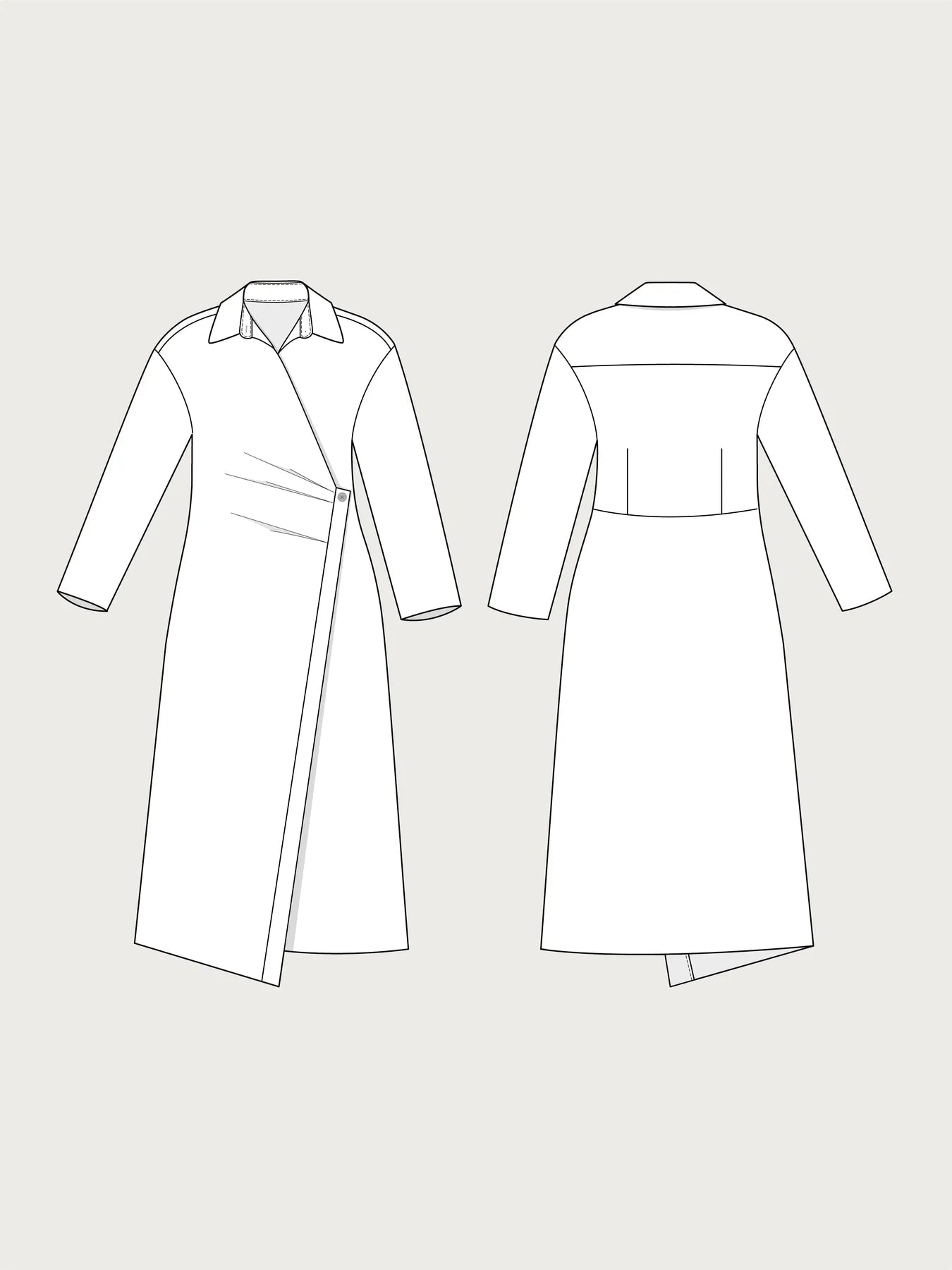Wrap Dress Pattern - The Assembly Line - Simplifi Fabric
