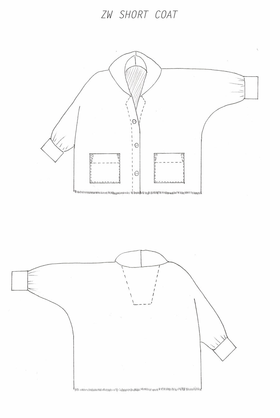 ZW Coat - Birgitta Helmersson - PDF Pattern - Simplifi Fabric