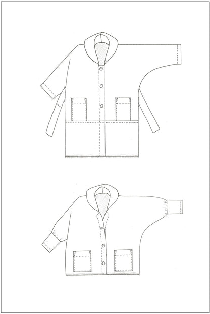 ZW Coat - Birgitta Helmersson - PDF Pattern - Simplifi Fabric