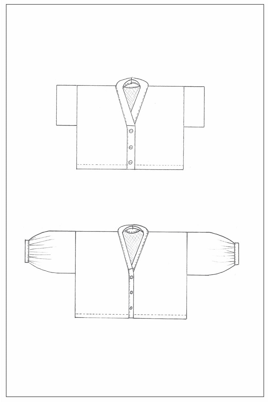 ZW Cropped Shirt - Birgitta Helmersson - PDF Pattern - Simplifi Fabric