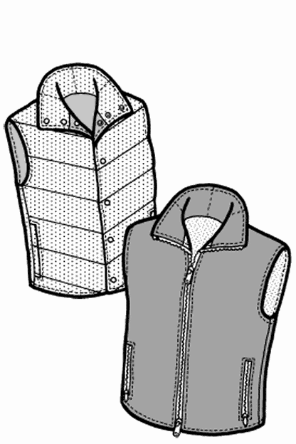 Kid’s Santiam Reversible Vest Pattern - 112 - The Green Pepper Patterns