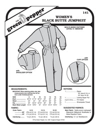 Women’s Black Butte Jumpsuit Pattern - 141 - The Green Pepper Patterns