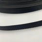 1/2" Medium Weight Nylon Webbing - Black - By The Yard/36"