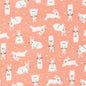 Snowhares - Pink - Winter Forest by Lemonni - Cloud 9 Fabrics - Flannel