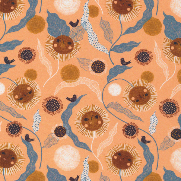 Floral Twirl - Idea Garden - Meenal Patel - Cloud 9 Fabrics - Poplin