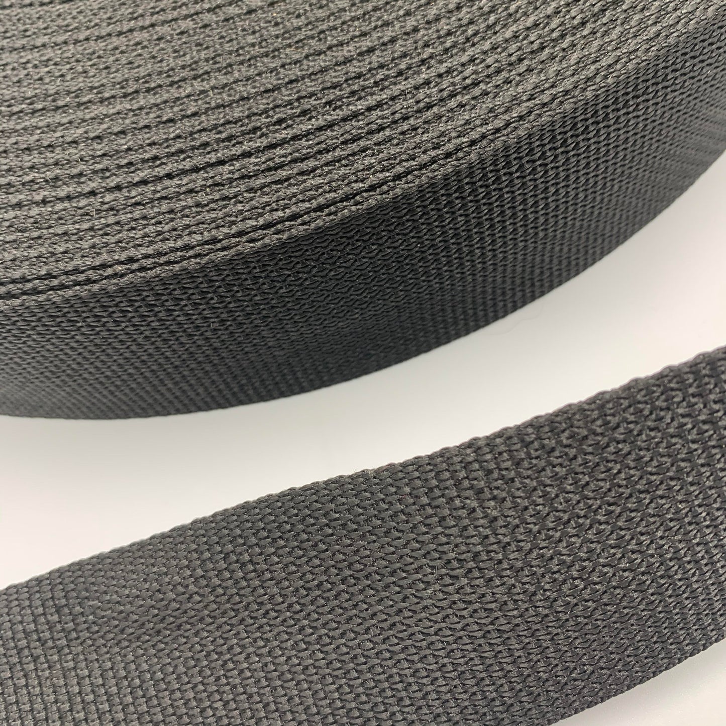 2" Heavy Weight Polypropylene Webbing - Black - By The Yard/36"