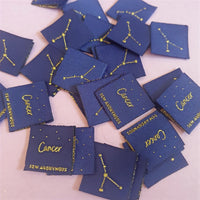 "STAR SIGN" Zodiac Woven Label Pack - Sew Anonymous