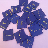 "STAR SIGN" Zodiac Woven Label Pack - Sew Anonymous