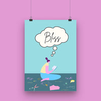 "BLISS" Sewing Themed A4 Print - Sew Anonymous