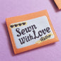 "SEWN WITH LOVE - Retro Edition" Woven Label Pack - Sew Anonymous