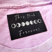 "THIS TOOK FOREVER" Quilt Woven Label Pack - Sew Anonymous