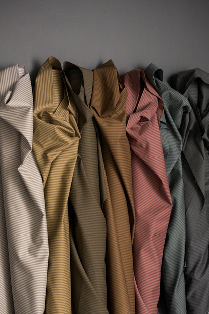 Overdyed Organic Cotton Ticking - Khaki - Merchant & Mills