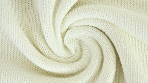 Cotton Sweater Knit - Oeko-Tex® -  Off White