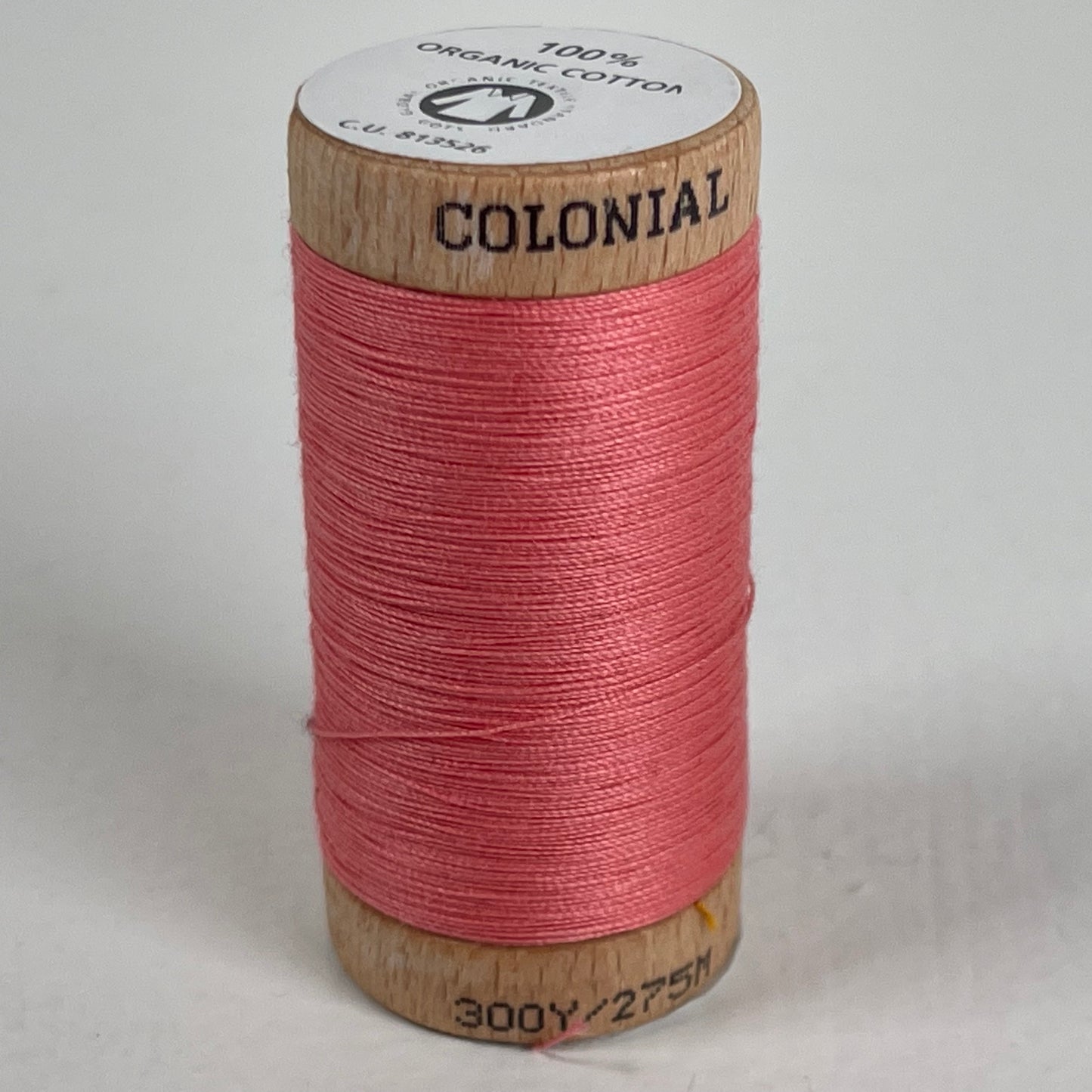 Colonial 100% Organic Cotton Thread - various colors