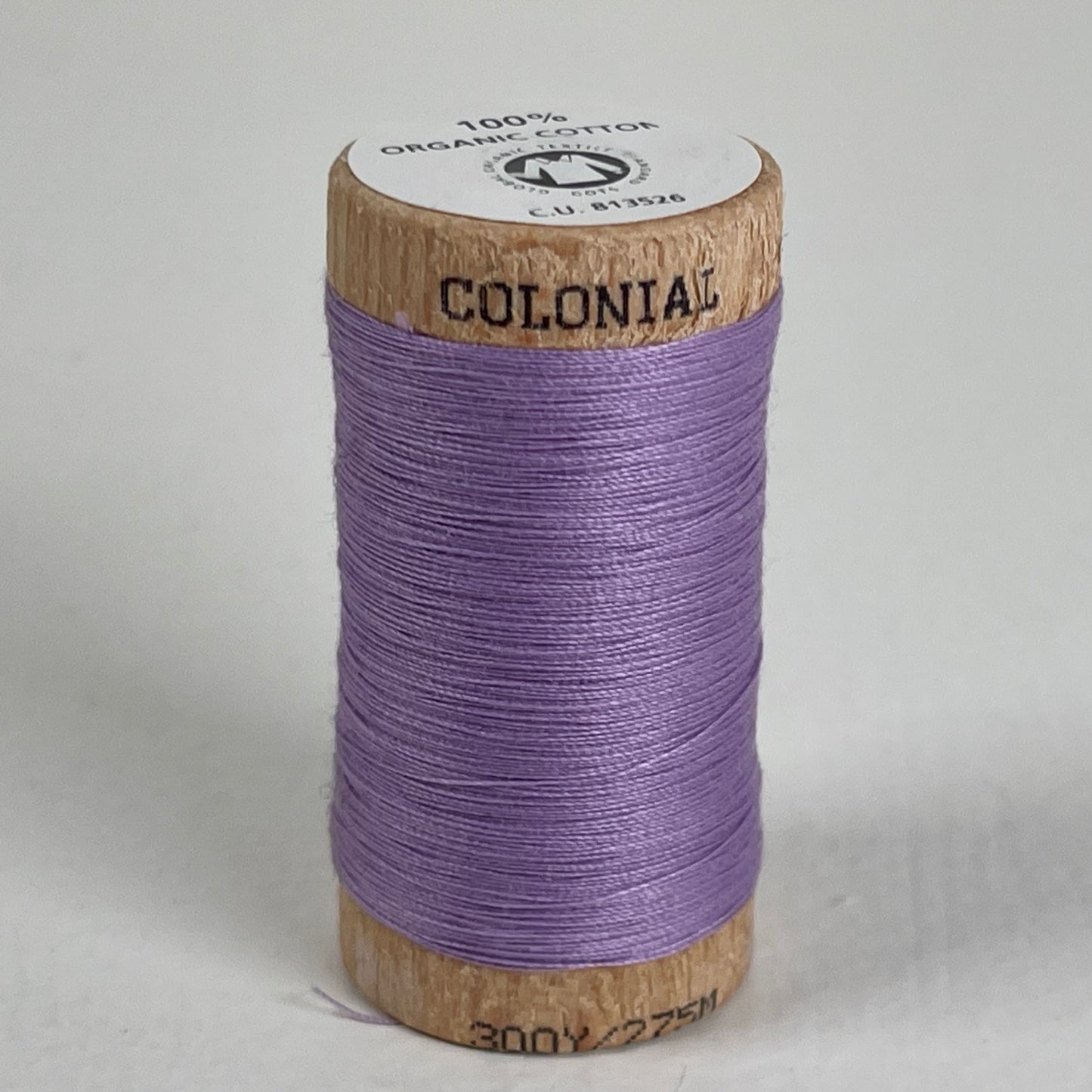 Colonial 100% Organic Cotton Thread - various colors