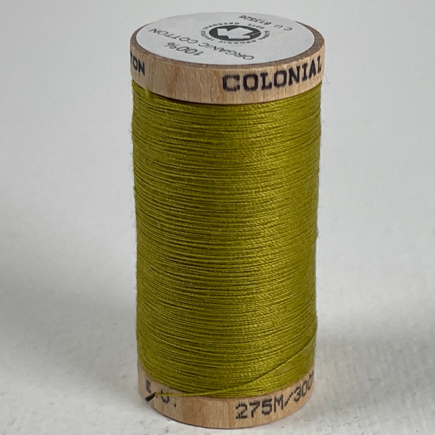 Colonial 100% Organic Cotton Thread - various colors