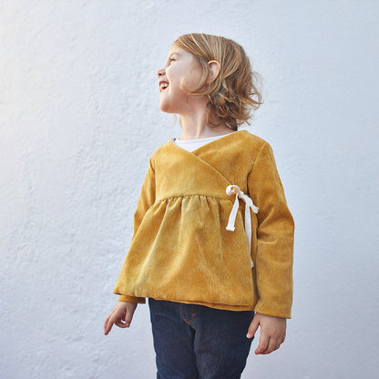 Dublin Cardigan or Dress Sewing Pattern - Baby 1M/4Y - Ikatee