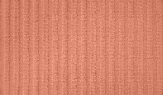 Striped Jacquard Cotton Jersey - European Import - Oeko-Tex® - Old Rose