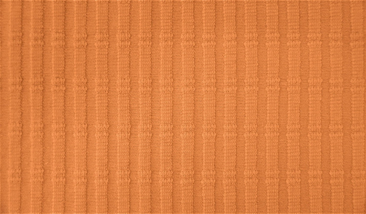 Striped Jacquard Cotton Jersey - European Import - Oeko-Tex® - Camel