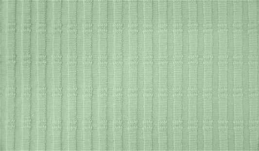 Striped Jacquard Cotton Jersey - European Import - Oeko-Tex® - Old Green