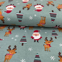 Santa Jersey - European Import - Oeko-Tex® - Old Green