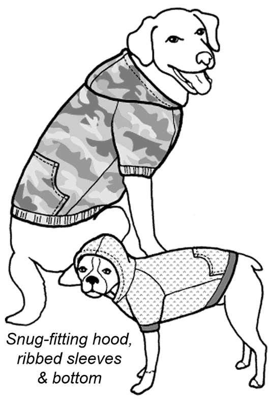 Spot’s Hoodie Dog Sweatshirt Pattern - 560 - The Green Pepper Patterns