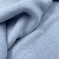 Organic Cotton Polar Fleece - European Import - Blue Melange