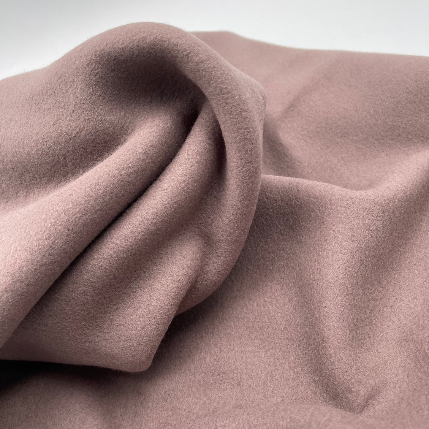 Organic Cotton Polar Fleece - European Import - Dusty Brown