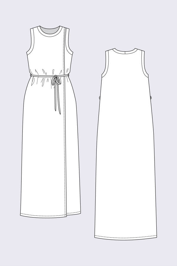 Anneli Double Front Dress + T-Shirt - Named Clothing - Sewing Pattern